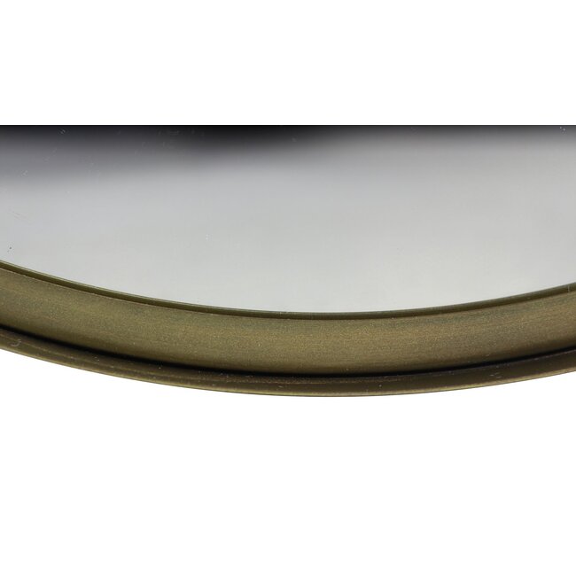 Ronde Wandspiegel Cody - Antiek Goud - Metaal