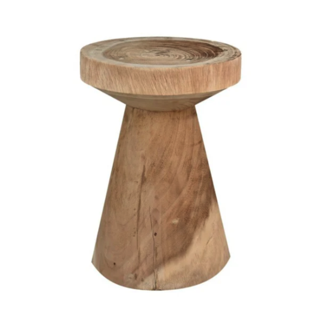 Owen Kruk Rond - 30x30x43 cm - Naturel - Munggurhout