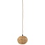 Hanglamp Rond - 25x25x21 cm - Naturel - Bananenblad/Jute