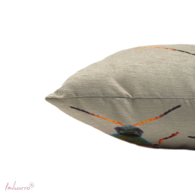 Sierkussen Jewel - 50x50 cm - Goud/Grijs - Katoen