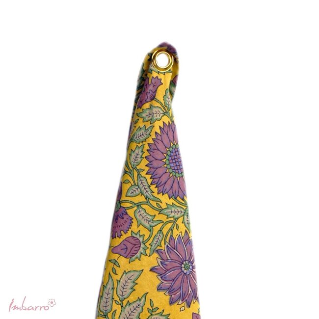 Keukendoek Noraly - Set van 2 - Geel/Paars - Katoen