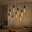 PS-Collection Hanglamp Artic Zwart Metaal Tube 9-lichts