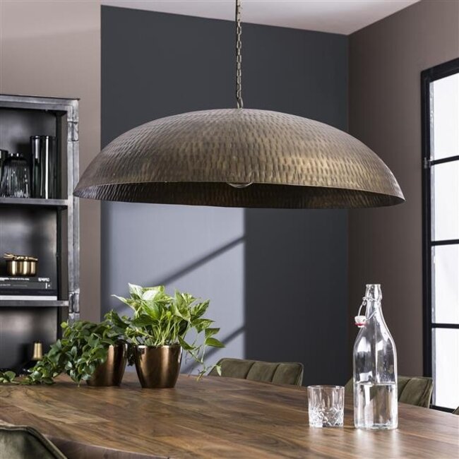 Hanglamp Antiek Brons Metaal 1 Lichtpunt - Cupola