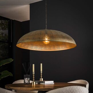 PS-Collection Hanglamp Metaal Antiek Brons 1 Lichtpunt - Cosmic