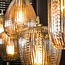 Hanglamp Diamant Glas Metaal 5 Lichtpunten - Grain