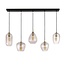 Hanglamp Diamant Glas Metaal 5 Lichtpunten - Grain