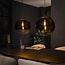 Hanglamp Rookglas Metaal 2-lichts - Bubble Shaded XL