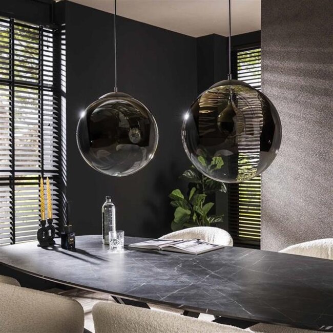 PS-Collection Bubble Shaded XL 2L Hanglamp - 110x40x150cm - Zwart - Glas/Metaal