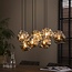Hanglamp Chroom Glas 7 Lichtpunten Getrapt - Rock