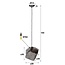 Hanglamp Chroom Glas 1 Lichtpunt - Rock