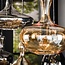 Karaf Hanglamp - 145x50x150cm - Artic Zwart - Glas/Metaal