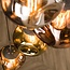 Hanglamp Glas Metaal Oud Zilver 7-Lichts  - Stellar