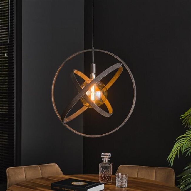 PS-Collection Galaxy 1L Hanglamp - 55x55x150 cm - Zwart - Metaal