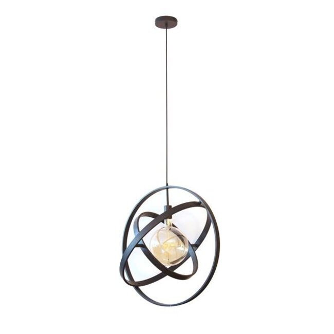 Hanglamp Artic Zwart Metaal 1 Lichtpunt - Galaxy