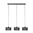 Hanglamp Metaal Zwart 3 Lichts - Mesh Round