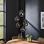 Hanglamp Chroom Glas 5-Lichts - Getrapt Mix