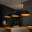 Hanglamp Artic Zwart Metaal 3 Lichtpunten - Ripple