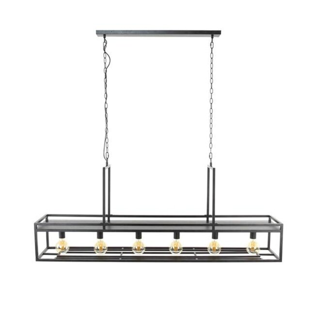 Hanglamp Charcoal Metaal 6-lichts - Decorate