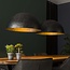 PS-Collection Hanglamp Charcoal Metaal 2-lichts - Dome Ø60cm
