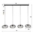 PS-Collection Connect XL Hanglamp 4L - Ø34cm - Zwart/Bruin - Metaal