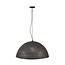 Hanglamp Zwart Bruin Metaal 3 Lichtpunten - Punch