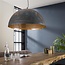 Hanglamp Zwart Bruin Metaal 3 Lichtpunten - Punch