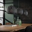 Hanglamp Metaal Zwart Bruin 3 Lichtpunten - Armor