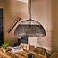 Hanglamp Zwart Bruin Metaal 1-lichts - Armor Ø80cm