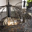 Hanglamp Zwart Bruin Metaal - Armor 2-lichts Ø60cm