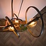 Hanglamp Charcoal Metaal - 3 Lichts Getrapt Turn Around