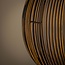 Hanglamp Zwart Nikkel Metaal - 1 Lichts Copper Twist