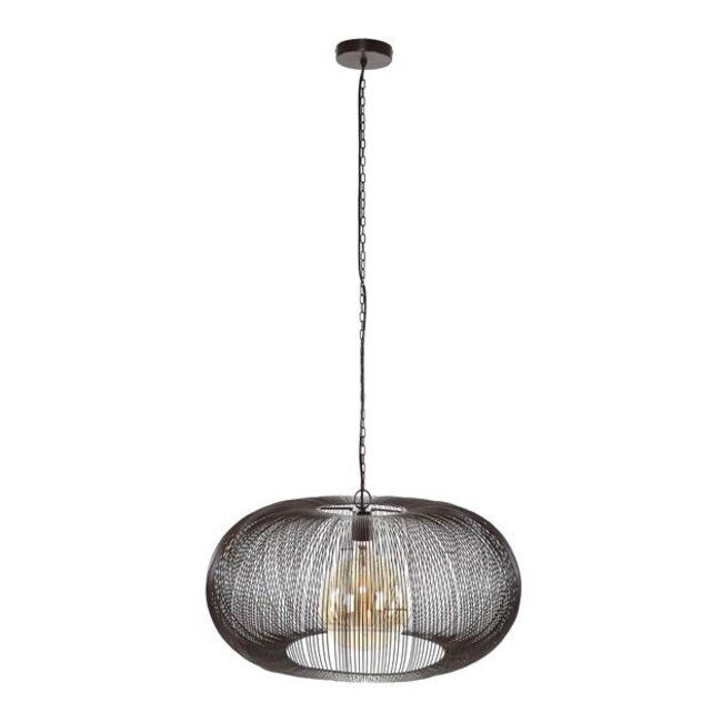 Hanglamp Metaal Zwart Nikkel 1 Lichtpunt - Copper Twist
