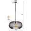 Hanglamp Zwart Nikkel Metaal - 1 Lichts Copper Twist