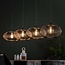 Hanglamp Zwart Nikkel Metaal - 4 Lichts Copper Twist