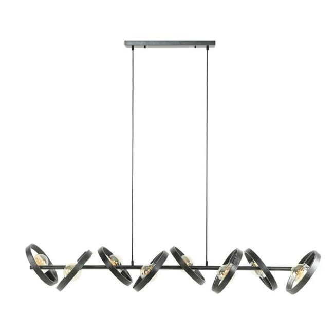 PS-Collection Hover 8L Hanglamp - 160x42x150cm - Charcoal - Metaal
