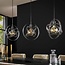 Hanglamp Artic Zwart Metaal 3 Lichtpunten Mesh - Cosmos
