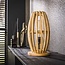 Tafellamp Mangohout Naturel - Orbit 1 Lichtpunt