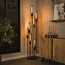 PS-Collection Tube Getrapte 7L Vloerlamp - 35x35x186cm - Zwart - Metaal