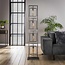 PS-Collection Cubic Tower 4L Vloerlamp - 34x24x160cm - Oud Zilver - Metaal