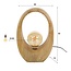 Tafellamp Mangohout Naturel - Arch Wood L 1 Lichts