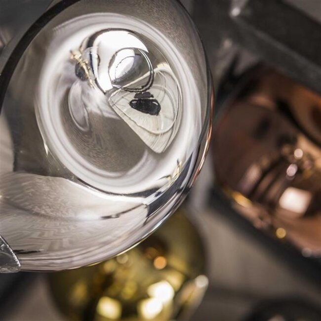 Vloerlamp Chroom Koper Goud Glas 5-Lichts - Stellar