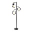 Vloerlamp Charcoal Metaal 3 Lichtpunten - Ring