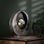 Tafellamp Oud Zilver Metaal 1 Lichtpunt - Full Moon