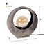 Tafellamp Oud Zilver Metaal 1 Lichtpunt - Full Moon