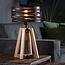 Tafellamp Hout Metaal Slate Grey 1 Lichtpunt - Twist