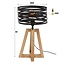 Tafellamp Hout Metaal Slate Grey 1 Lichtpunt - Twist