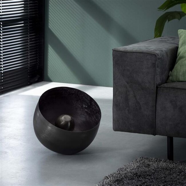 PS-Collection Basket L Tafellamp - Ø36 - Zwart Nikkel - Metaal