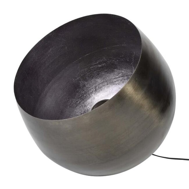 Tafellamp Zwart Nikkel Metaal Ø50cm - Basket