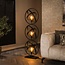 PS-Collection Vloerlamp Artic Zwart Metaal 3 Lichtpunten - Galaxy
