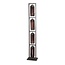 Vloerlamp Zwart Metaal Smoke Glas Tower 4-lichts